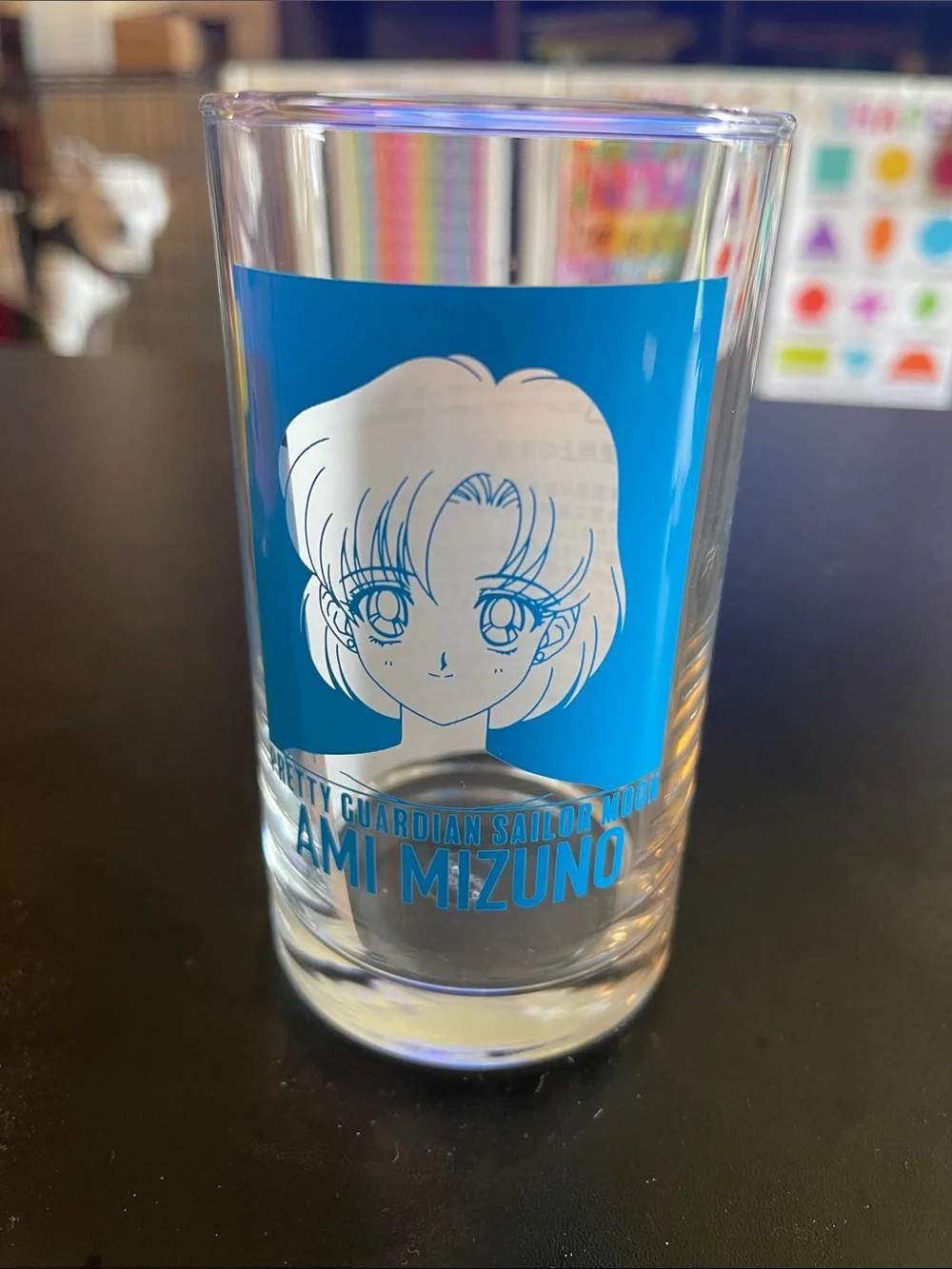 Sailor Moon Store Ami Mizuno Glass - Blue & White Box